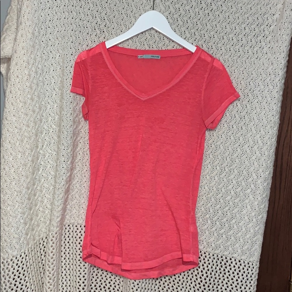 Marbled V neck